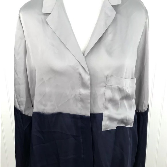 Asos color block blouse sz 12 - Picture 2 of 8